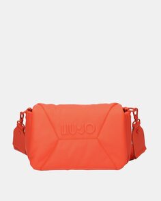 Маленькая оранжевая сумка через плечо с тиснением бренда Liu Jo, оранжевый