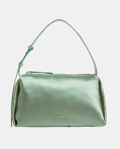 Зеленая сумка через плечо на молнии Calvin Klein, зеленый