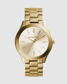 Michael Kors Slim Runway MK3179 женские часы из золотой стали Michael Kors, золотой