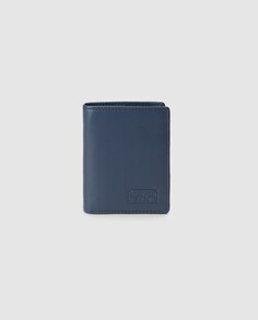 Antonio Pulido мужской вертикальный темно-синий кожаный кошелек с портмоне для монет Antonio Pulido, темно-синий