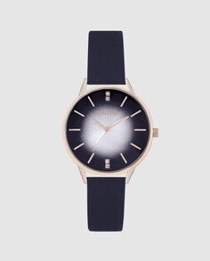Pontina CY10875 синие кожаные мужские часы Pontina, темно-синий
