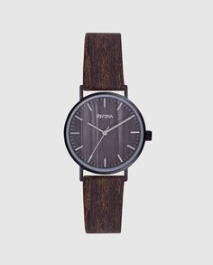 Pontina CY10808 Коричневые кожаные женские часы Pontina, коричневый
