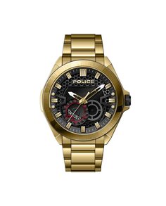 Мужские часы Ranger PEWJH2110302 со стальным и золотым ремешком Police, золотой