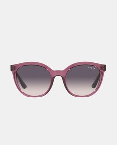 Круглые фиолетовые солнцезащитные очки Vogue, фиолетовый
