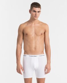 Набор из трех белых мужских трикотажных боксеров Calvin Klein Calvin Klein, белый