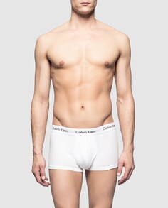 Набор из трех белых мужских трикотажных боксеров Calvin Klein Calvin Klein, белый