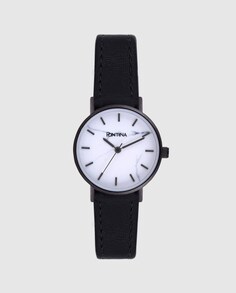 Pontina CY10883L черные кожаные женские часы Pontina, черный