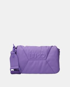 Маленькая фиолетовая сумка через плечо с тиснением бренда Liu Jo, фиолетовый