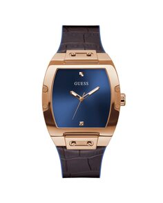 Мужские часы Phoenix GW0386G2 из силикона и коричневого ремешка Guess, коричневый