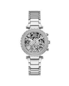 Женские часы Solstice GW0403L1 со стальным и серебряным ремешком Guess, серебро