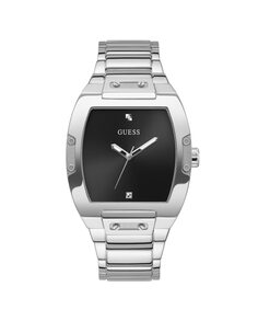 Мужские часы Phoenix GW0387G1 со стальным и серебряным ремешком Guess, серебро