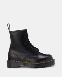 Черные женские сапоги из фактурной кожи Dr. Martens, черный