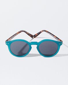 Синие женские солнцезащитные очки круглой формы с защитой от ультрафиолета Parfois Parfois, синий