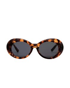 Женские солнцезащитные очки Pieces, светло-коричневый