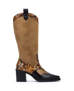 Женские коричневые кожаные ботинки на молнии Martinelli, коричневый