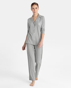 Женская длинная пижама Lauren Ralph Lauren Polo Ralph Lauren, серый