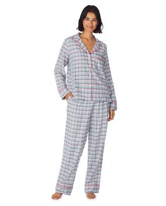 Женские длинные пижамы с принтом DKNY, мультиколор