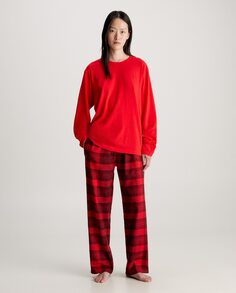 Женская фланелевая пижама Calvin Klein, мультиколор