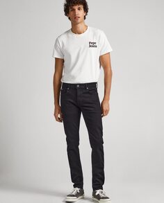 Черные мужские джинсы скинни Finsbury Pepe Jeans, черный