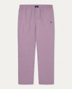 Мужской пижамный комплект с длинными брюками Hackett, красный