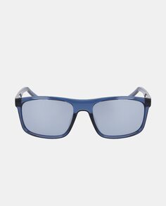 Темно-синие спортивные солнцезащитные очки унисекс в прямоугольной оправе Nike, темно-синий