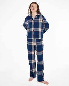 Пижама из чесаной фланели Tommy Hilfiger, мультиколор