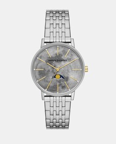 Многофункциональные женские часы из стали AX5585 Armani Exchange, серебро