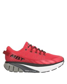 Женские спортивные туфли на шнурках красного цвета Mbt, красный