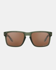 Квадратные мужские солнцезащитные очки в зеленой оправе и поляризационных линзах Oakley, зеленый