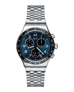 Часы Boxengasse снова с серым ремешком из нержавеющей стали Swatch, серый
