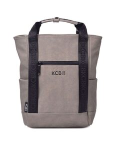 Большой серый рюкзак на молнии Kcb, серый