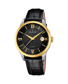 C4708/C Пара черные кожаные мужские часы Candino, черный