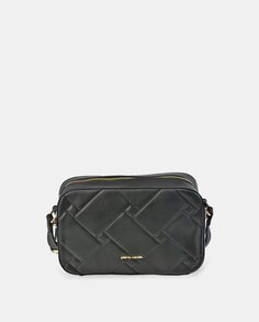 Маленькая черная сумка через плечо с мягкой подкладкой и карманами Pierre Cardin, черный