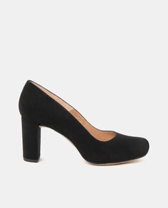 Женские туфли Nuntu на блочном каблуке с круглым носком Unisa, черный