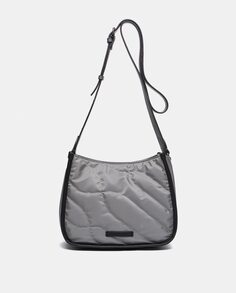 Женская сумка через плечо Wonderland из серого переработанного и мягкого материала Abbacino, серый