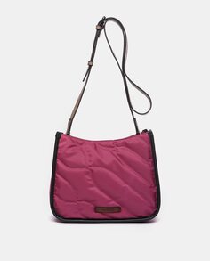 Женская сумка через плечо Wonderland из переработанных и мягких материалов фуксии Abbacino, фуксия