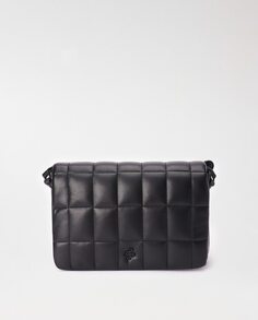 Женская черная мягкая сумка через плечо с клапаном Salsa Jeans, черный