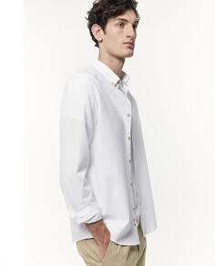 Структурированная узкая рубашка Sfera, белый (Sfera)