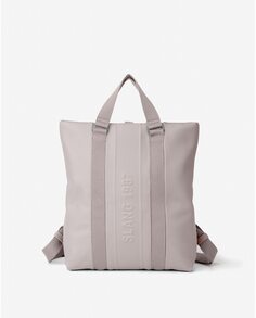 Средний серый рюкзак с задним карманом Slang, серый