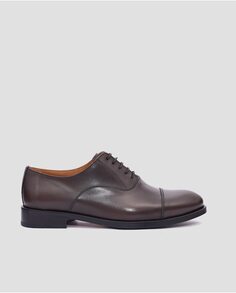 Мужские коричневые кожаные туфли на шнуровке Mr. Mac Shoes, коричневый