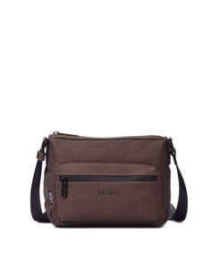 Женская коричневая сумка через плечо на молнии Kcb, коричневый