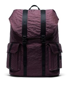 Рюкзак унисекс из темно-бордовой ткани на молнии Herschel, гранатовый