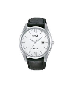 Классические мужские часы RH991PX9 из кожи и черного ремешка Lorus, черный
