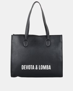 Черная сумка через плечо Impact на молнии Devota &amp; Lomba, черный