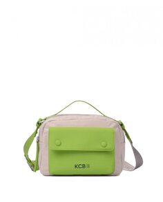 Маленькая женская сумка через плечо на молнии зеленого цвета Kcb, светло-зеленый
