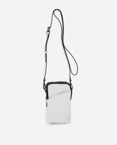Белая кожаная сумка для мобильного телефона Summer Song Abbacino, белый