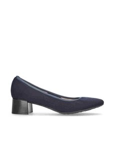 Женские туфли-лодочки из дышащей эластичной ткани темно-синего цвета Mascaró, индиго