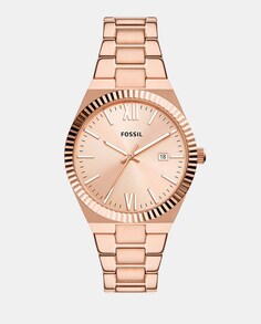 Scarlette ES5258 Розовые женские часы из нержавеющей стали Fossil, розовый