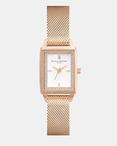 Rentangle 224000015 женские часы из розовой стали Olivia Burton, розовый