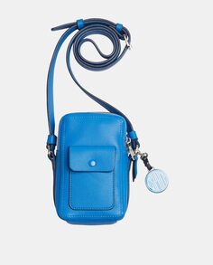 Синяя сумка для мобильного телефона с передним карманом Esprit, синий